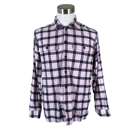 Miesten Levi's - Flanellipaita, koko L - Vaaleanpunainen ()