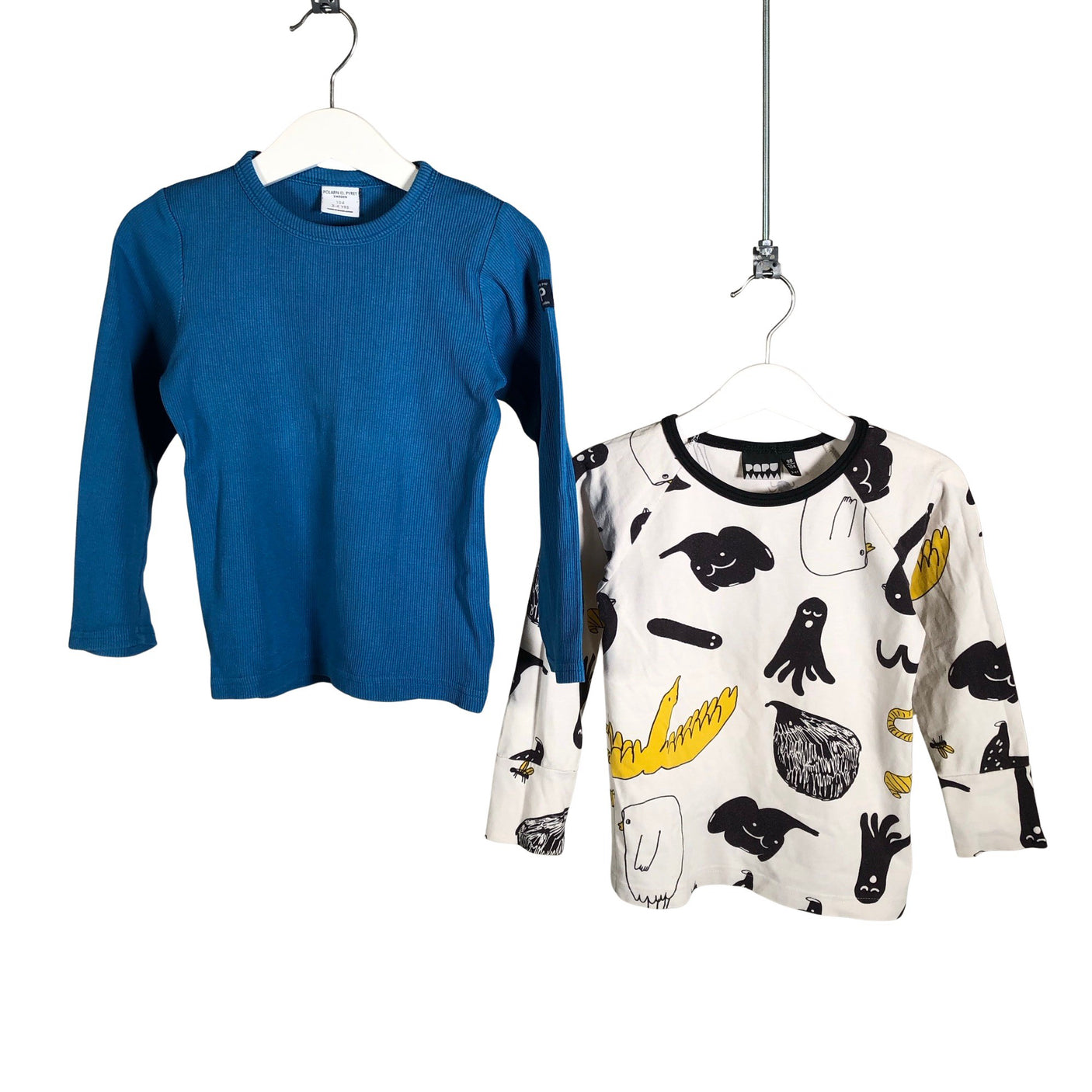 Unisex Papu - Trikoopaita, koko 98 - 104 - Valkoinen (1)