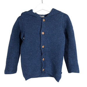 Unisex POMPdeLUX - Neuletakki, koko 92 - 98 - Sininen (1)
