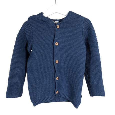Unisex POMPdeLUX - Neuletakki, koko 92 - 98 - Sininen ()