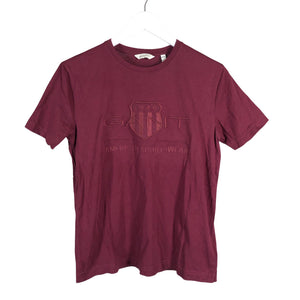 Unisex Gant - T-paita, koko 164 - 170 - Viininpunainen (1)