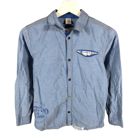 Unisex s.Oliver - Kauluspaita, koko 146 - 152 - Vaaleansininen ()