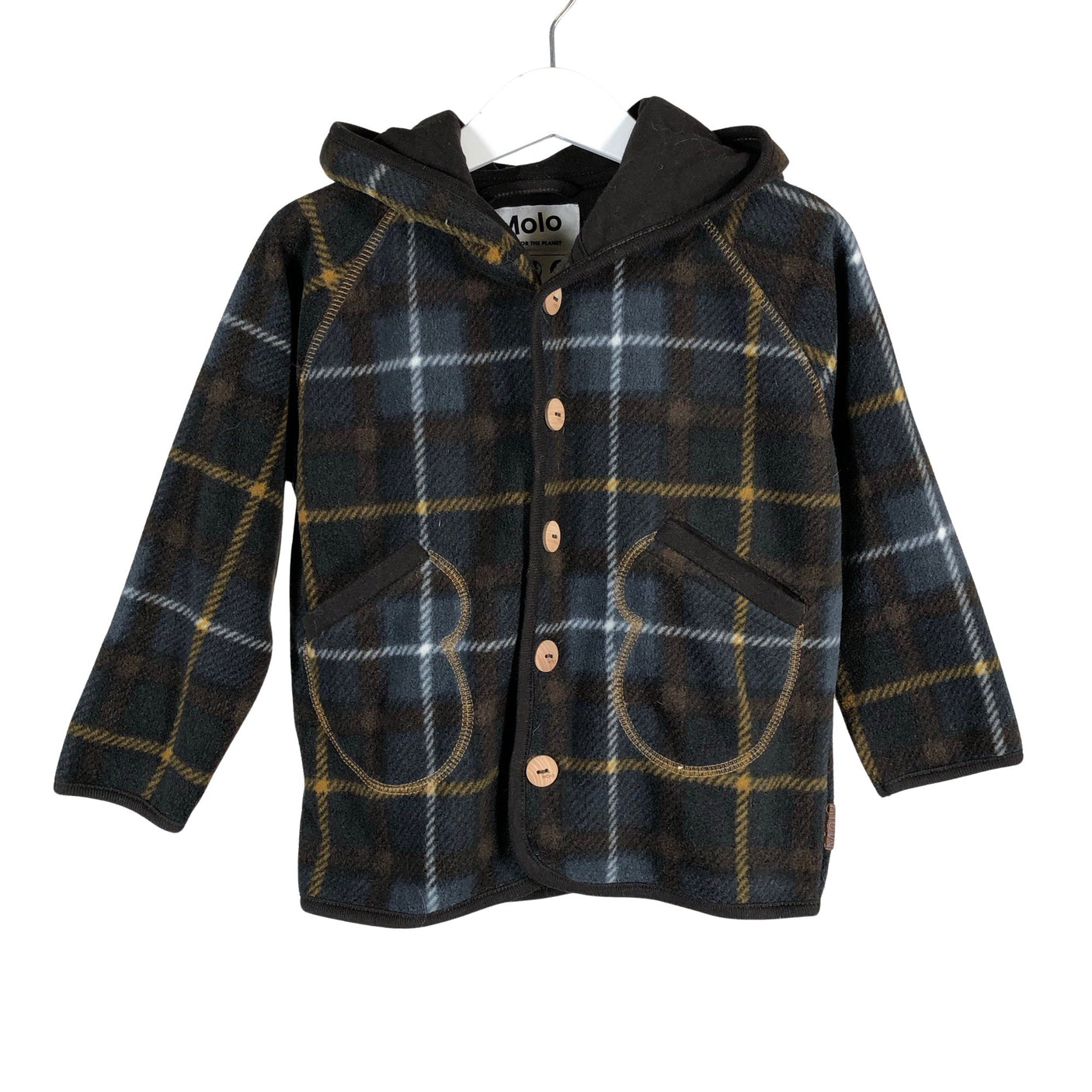 Unisex Molo Kids - Fleecetakki, koko 92 - 98 - Ruskea (1)