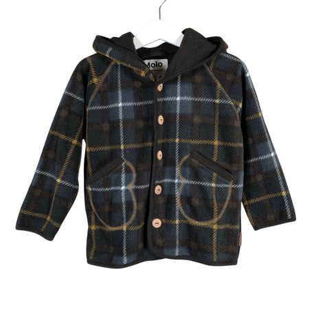 Unisex Molo Kids - Fleecetakki, koko 92 - 98 - Ruskea ()
