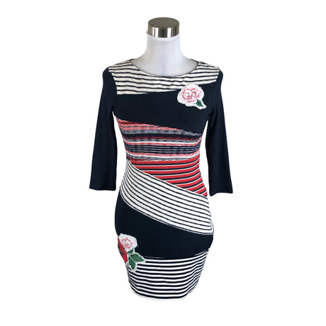 Naisten Desigual - Trikoomekko, koko 34 - Sininen ()