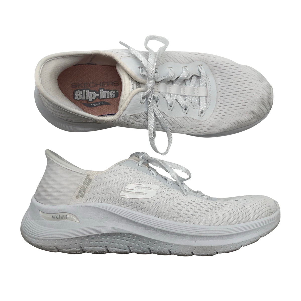 Naisten Skechers - Lenkkarit, koko 37 - Valkoinen (1)