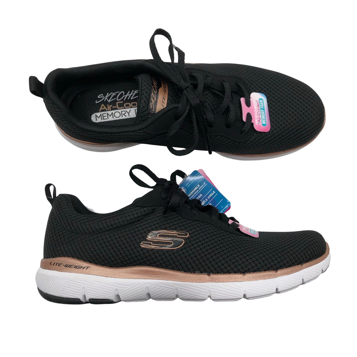 Naisten Skechers - Lenkkarit, koko 37 - Musta (1)