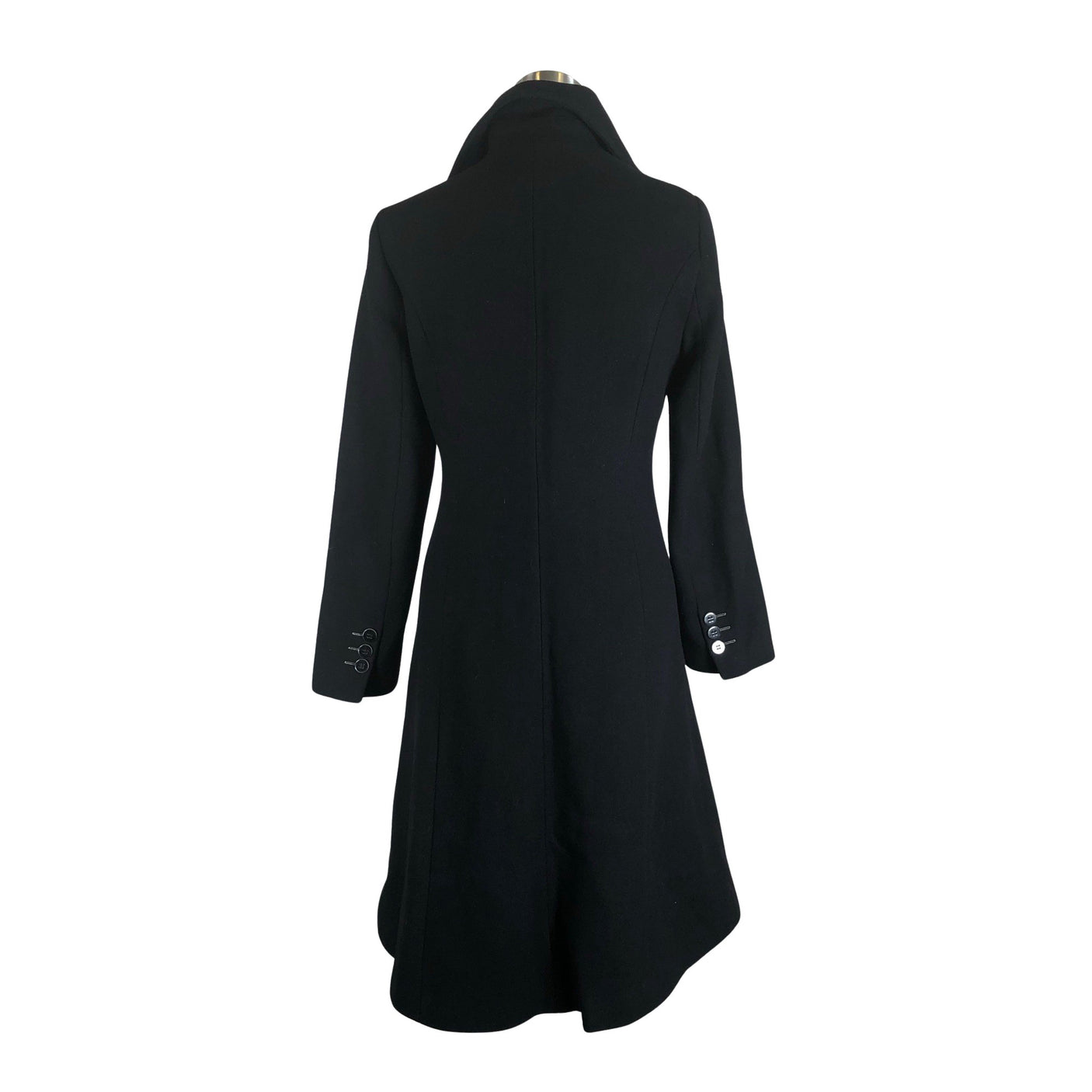 Naisten Topshop - Villakangastakki, koko 38 - Musta (2)