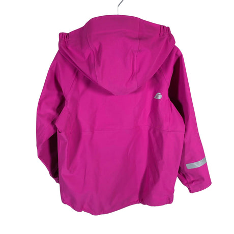 Tyttöjen Didriksons - Välikausitakki, koko 116 - 122 - Pinkki (2)