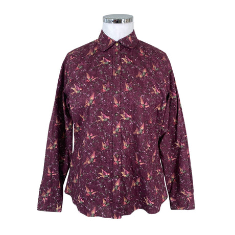 Naisten Barbour - Kauluspaita, koko 42 - Viininpunainen ()