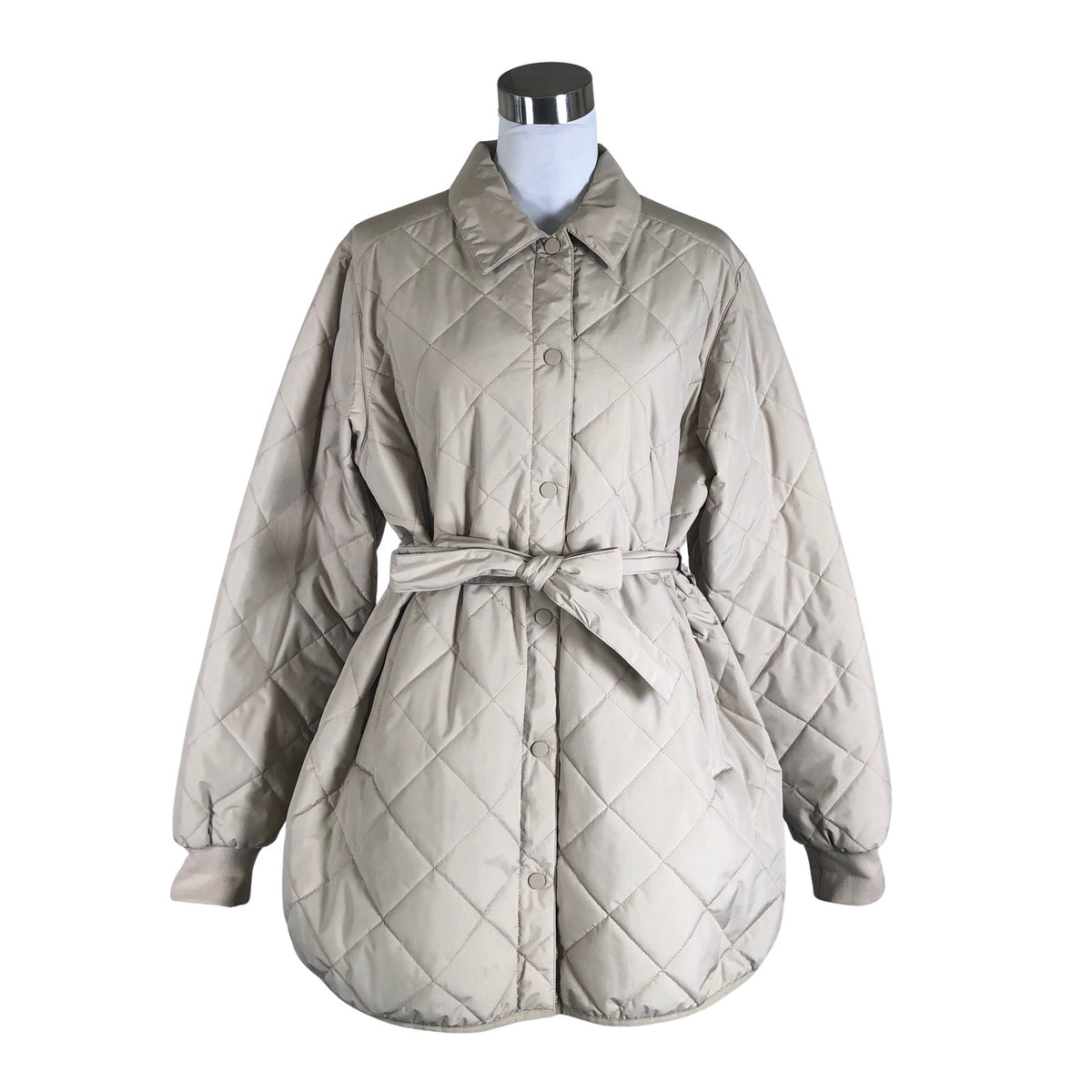 Naisten Makia - Tikkitakki, koko 40 - Beige (1)