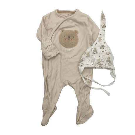 Unisex Mothercare - Potkupuku, koko 56 - 62 - Beige ()