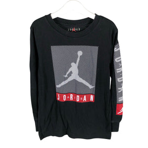 Poikien Jordan (Nike) - Trikoopaita, koko 128 - 134 - Musta (1)