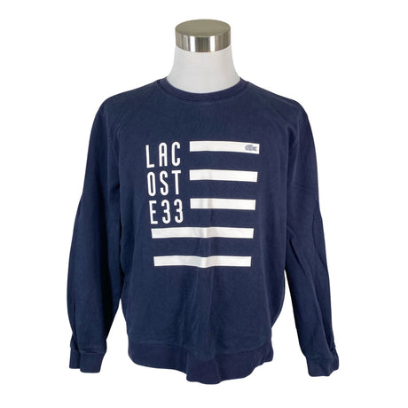 Miesten Lacoste - Collegepaita, koko XL - Sininen ()