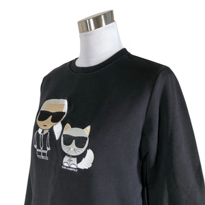 Naisten Karl Lagerfeld - Collegepaita, koko 38 - Musta (3)