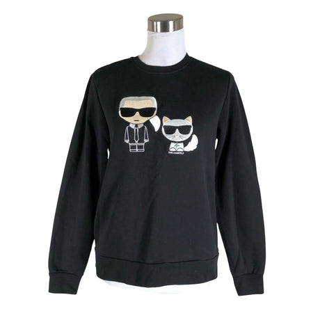 Naisten Karl Lagerfeld - Collegepaita, koko 38 - Musta ()