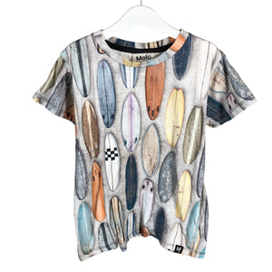 Unisex Molo Kids - T-paita, koko 122 - 128 - Harmaa (1)