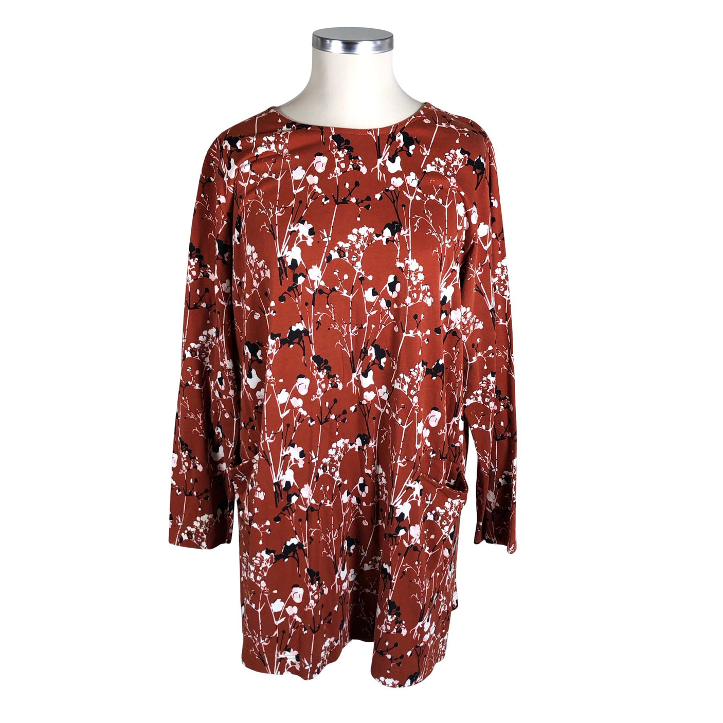 Naisten NOSH - Trikootunika, koko 50 - Ruskea (1)