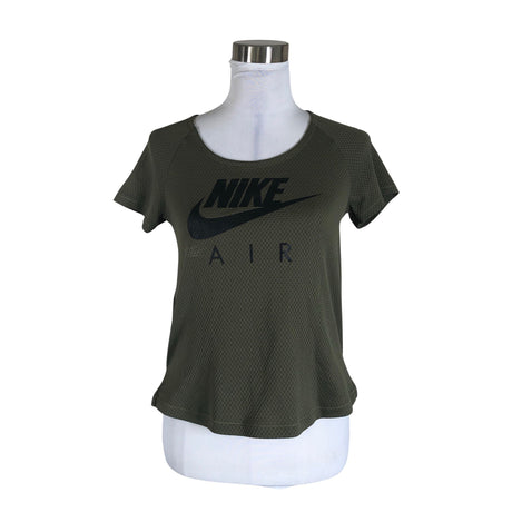 Naisten Nike - Urheilupaita, lyhyet hihat, koko 36 - Vihreä ()