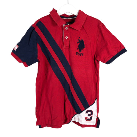 Unisex U.S. Polo Assn. - Pikeepaita, koko 122 - 128 - Punainen ()
