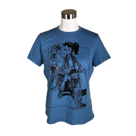 Naisten Love Moschino - T-paita, koko 40 - Sininen ()