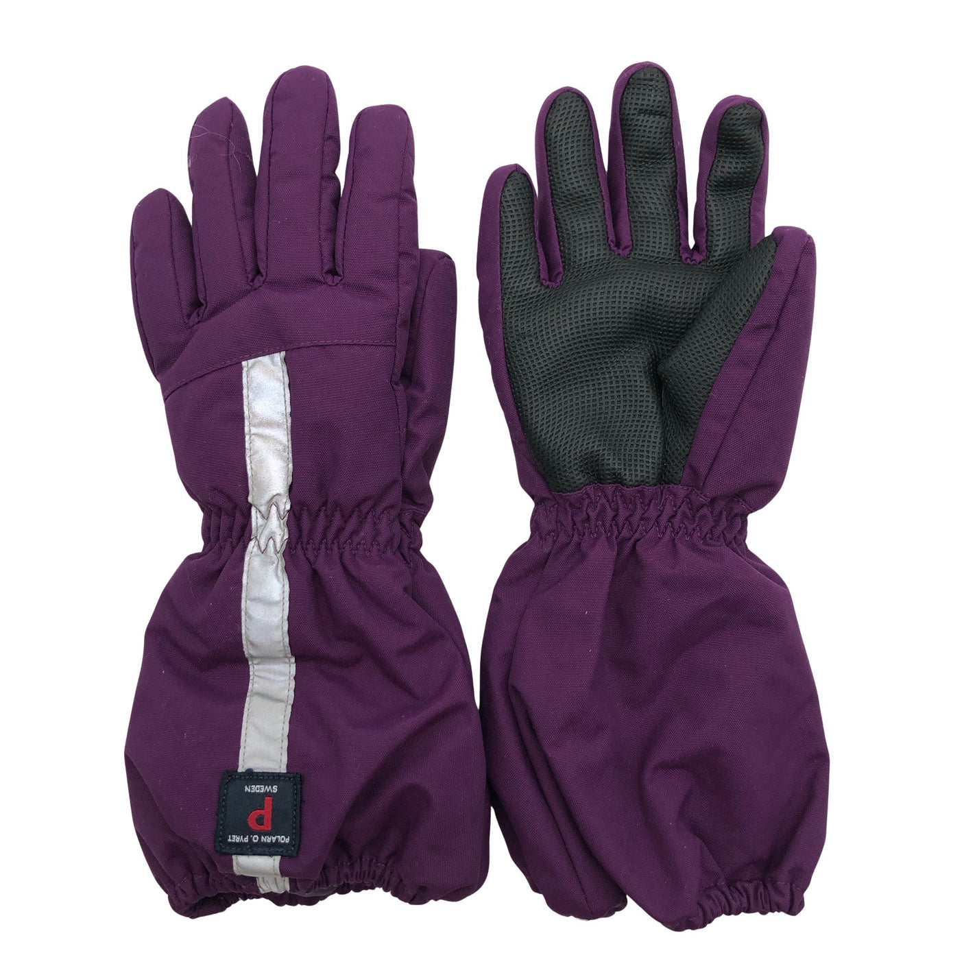 Unisex Polarn O. Pyret - Talvihanskat, koko 5 - 8 vuotta - Violetti (1)