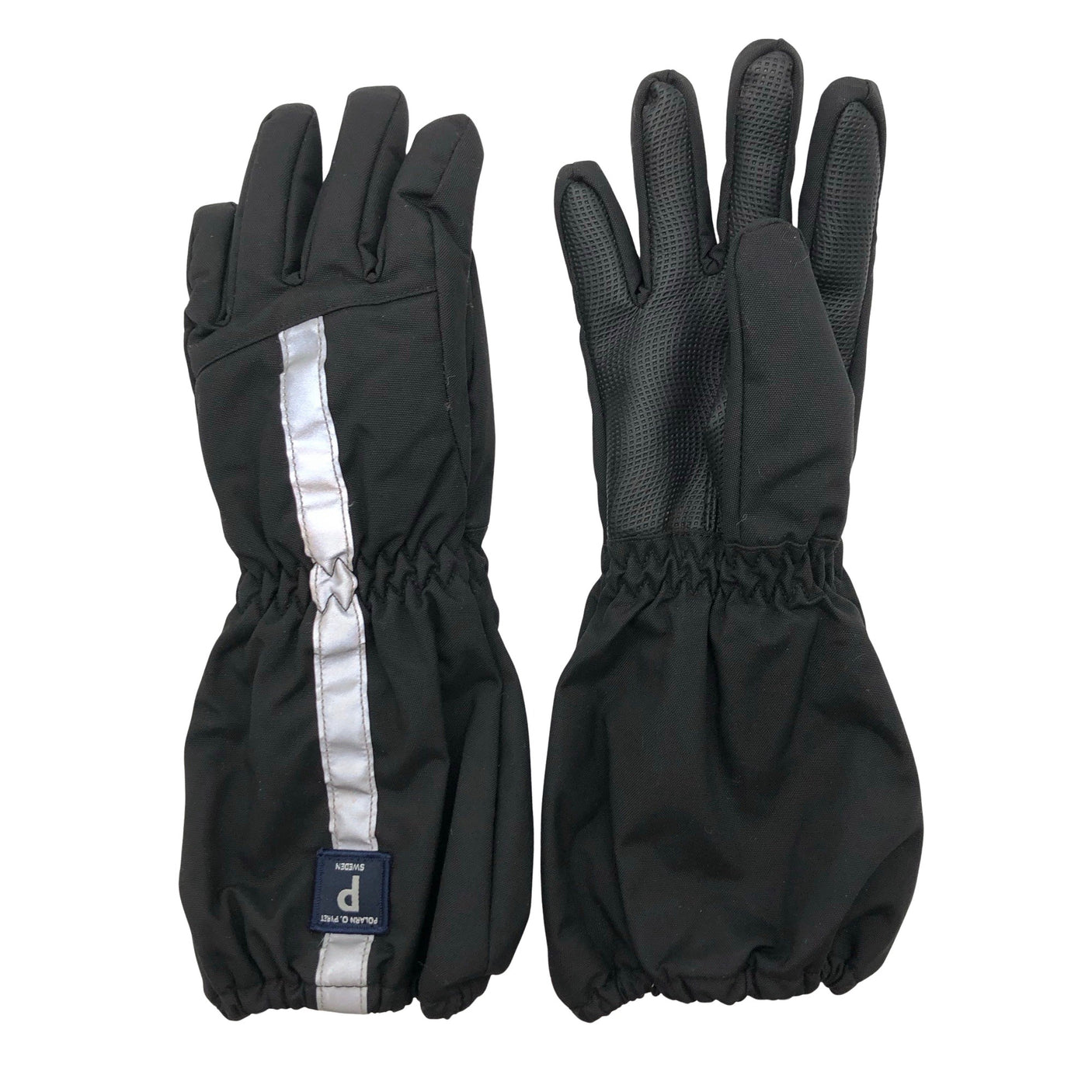 Unisex Polarn O. Pyret - Talvihanskat, koko 4 - 5 vuotta - Musta (1)
