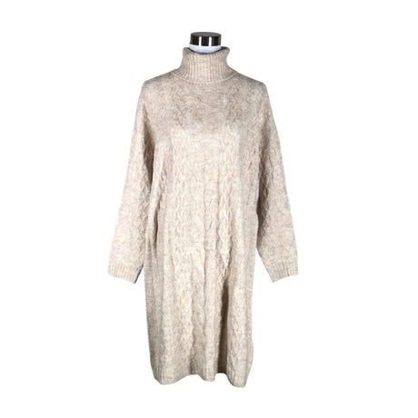 Naisten Cream - Neulemekko, koko 40 - Beige ()