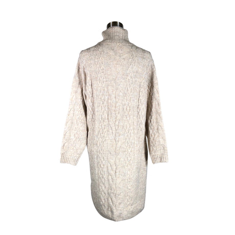 Naisten Cream - Neulemekko, koko 40 - Beige (2)