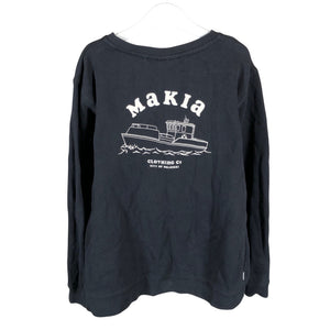 Unisex Makia - Collegepaita, koko 158 - 164 - Musta (2)
