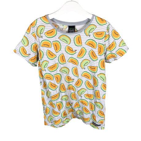 Unisex Villervalla - T-paita, koko 140 - 146 - Harmaa ()