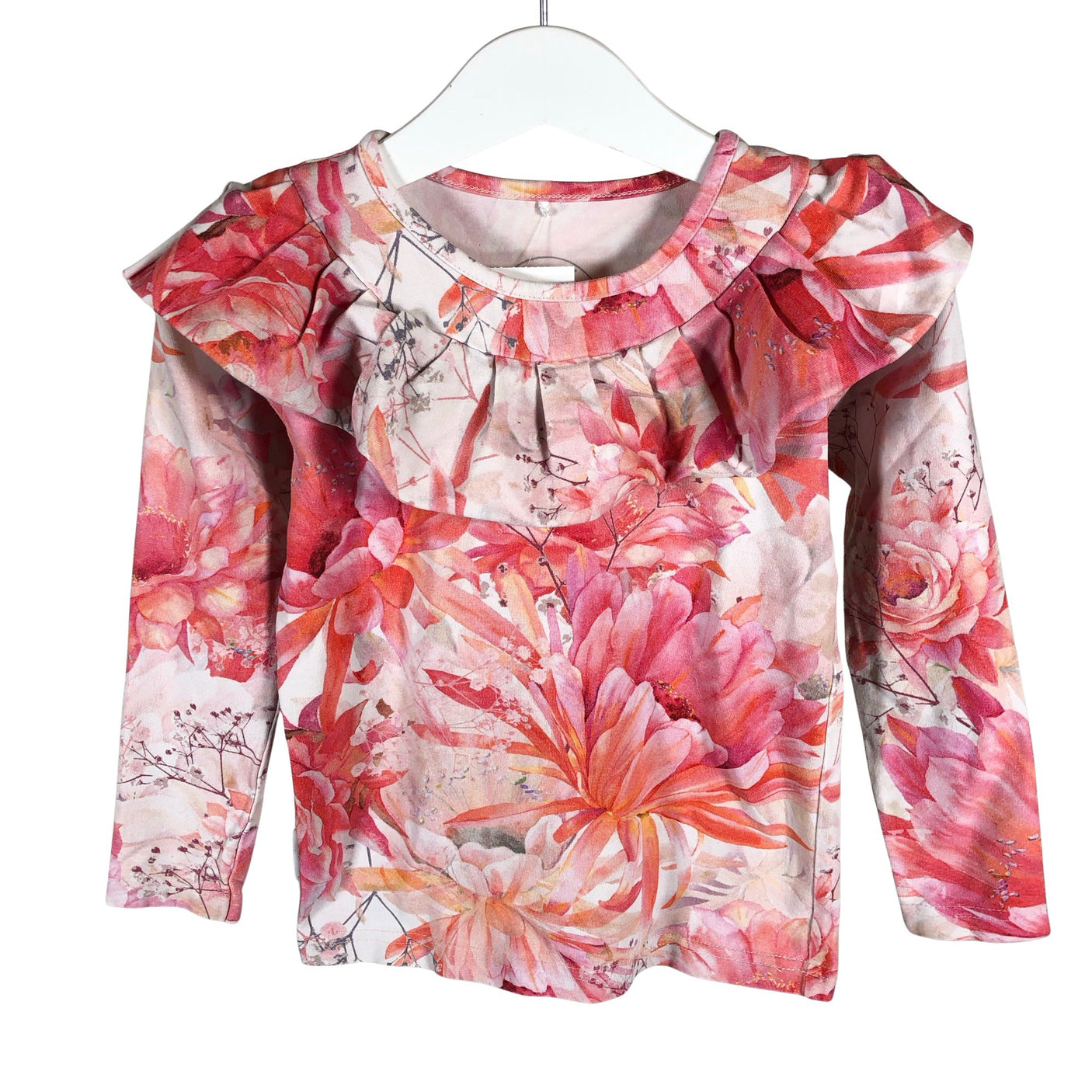 Tyttöjen Metsola - Trikoopaita, koko 98 - 104 - Pinkki (1)