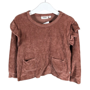 Tyttöjen Lil ´Atelier - Trikoopaita, koko 110 - 116 - Vaaleanpunainen (1)