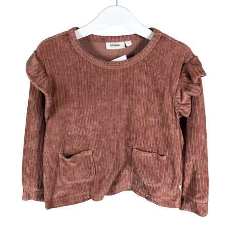 Tyttöjen Lil ´Atelier - Trikoopaita, koko 110 - 116 - Vaaleanpunainen ()