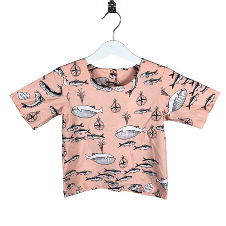 Tyttöjen Mini Rodini - Kangastunika, koko 104 - 110 - Vaaleanpunainen ()