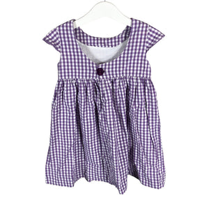 Tyttöjen Neck & Neck - Kangasmekko, koko 104 - 110 - Violetti (1)