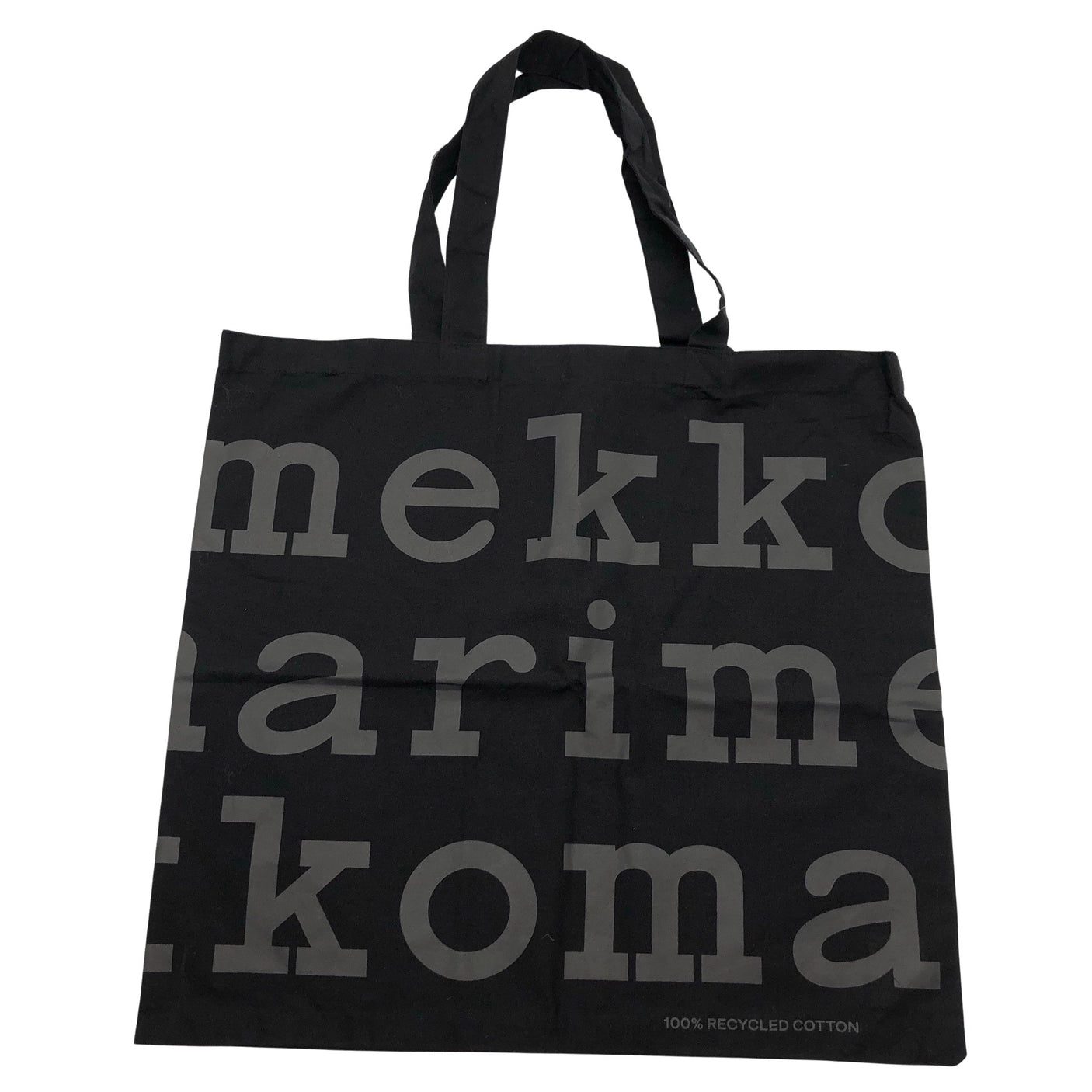 Unisex Marimekko - Ostoskassi, koko Maxi - Musta (1)