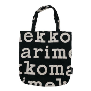 Unisex Marimekko - Ostoskassi, koko Maxi - Musta (1)