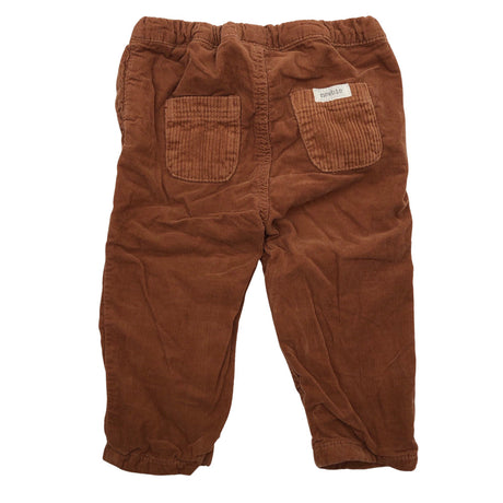 Unisex Newbie - Samettihousut, koko 62 - 68 - Ruskea (2)
