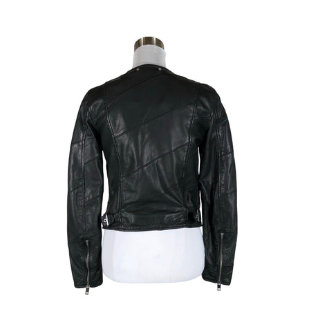 Naisten Diesel - Nahkatakki, koko 36 - Musta (2)