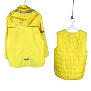Unisex Reima - Välikausitakki, koko 116 - 122 - Keltainen (2)