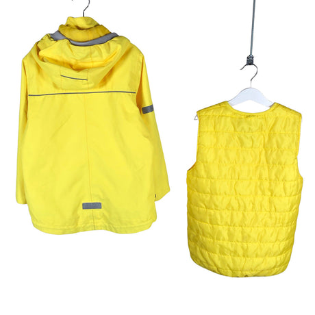 Unisex Reima - Välikausitakki, koko 116 - 122 - Keltainen (2)