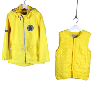 Unisex Reima - Välikausitakki, koko 116 - 122 - Keltainen (1)