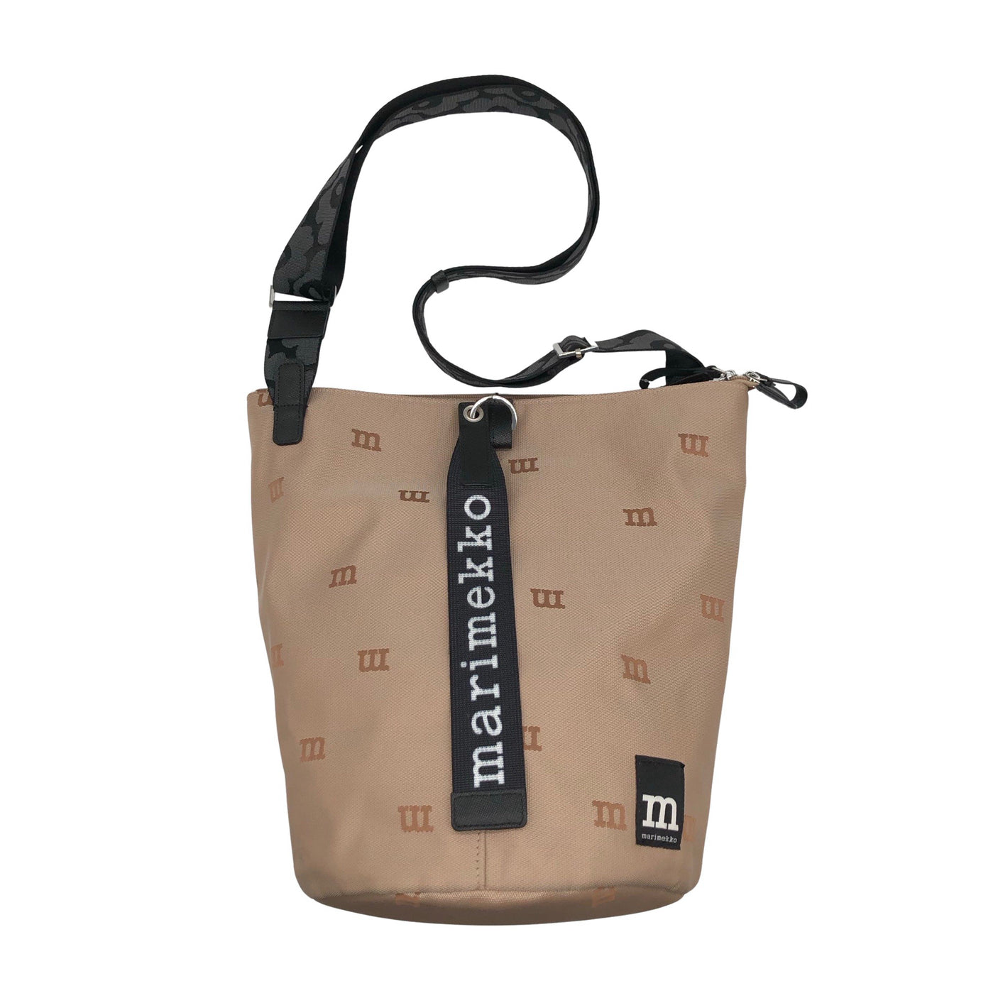 Naisten Marimekko - Olkalaukku, koko Maxi - Beige (1)