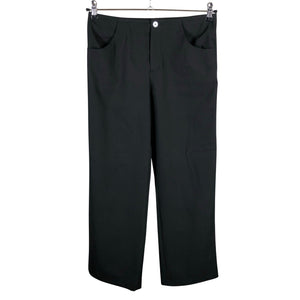 Naisten Massimo Dutti - Suorat housut, koko 38 - Musta (1)