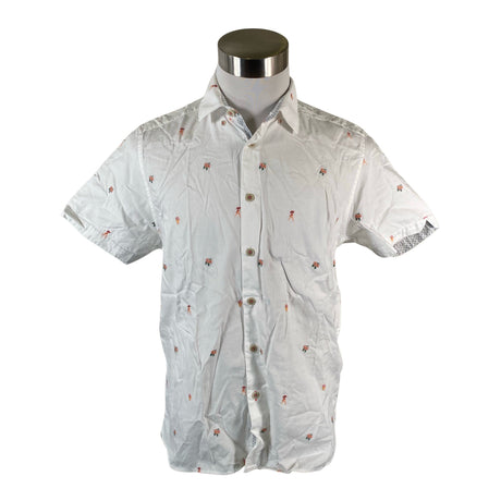 Miesten Ted Baker - Kauluspaita, koko L - Valkoinen ()