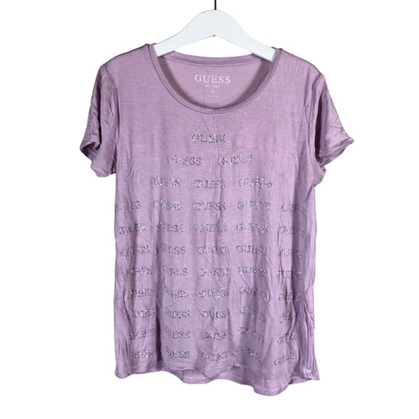 Tyttöjen Guess - T-paita, koko 140 - 146 - Violetti ()