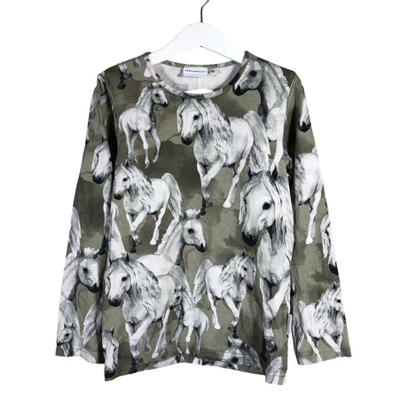 Unisex Versonpuoti - Trikoopaita, koko 128 - 134 - Vihreä ()