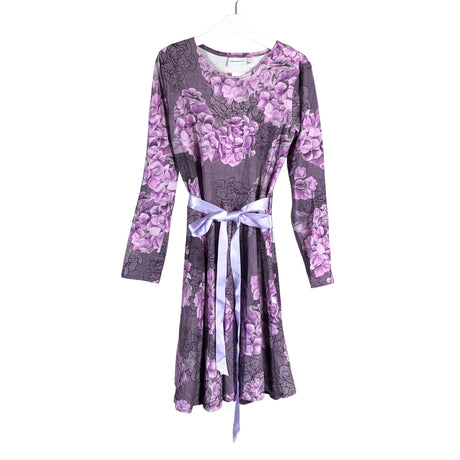 Tyttöjen Versonpuoti - Trikoomekko, koko 134 - 140 - Violetti ()