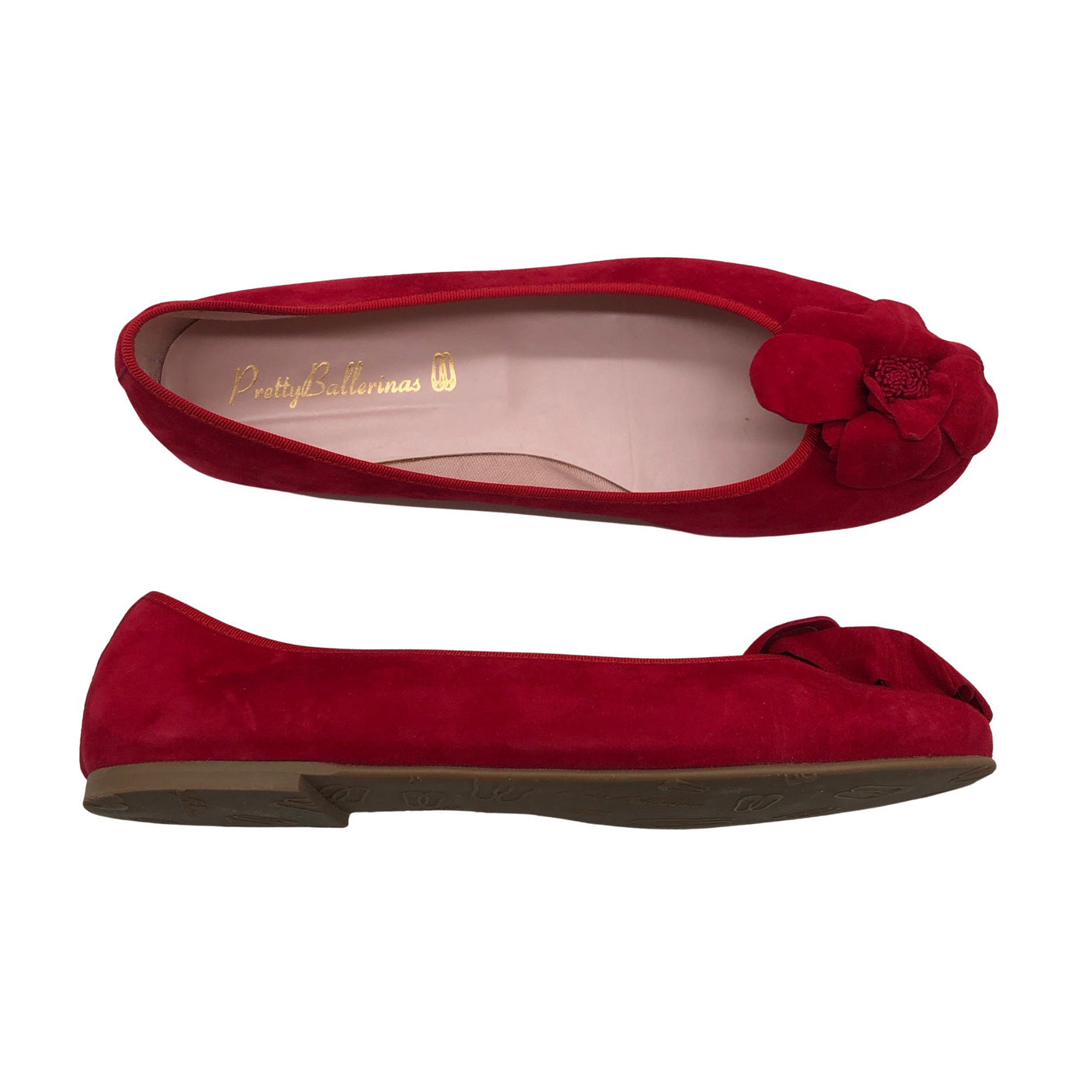 Naisten Pretty Ballerinas - Ballerinat, koko 39 - Punainen (1)